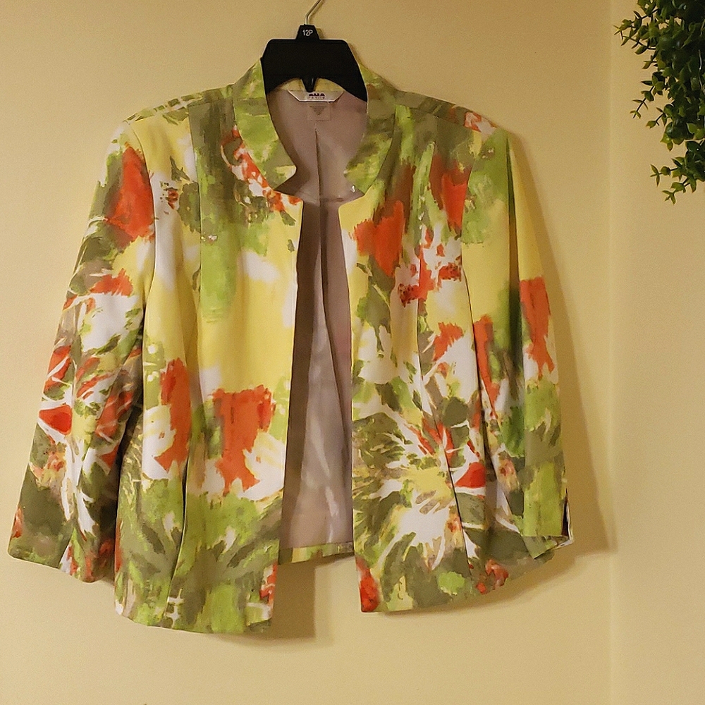 Alia Petite Floral Print Blazer